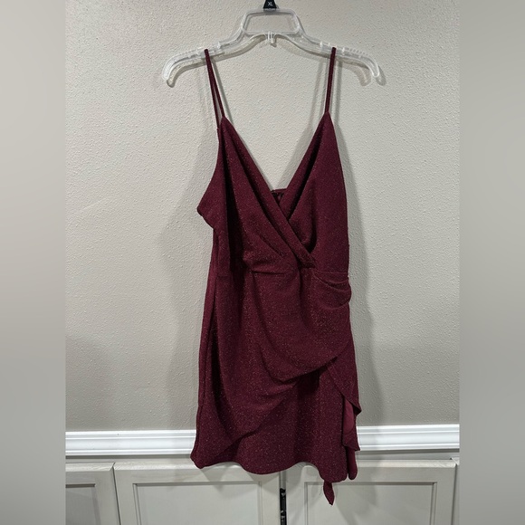 Buckle Dresses & Skirts - Trixxi Maroon Glitter Dress
